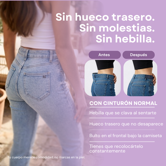 Cinto sin hebilla que Destaca tus Curvas Naturales