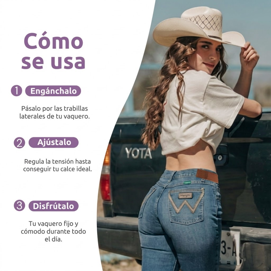 Cinto sin hebilla que Destaca tus Curvas Naturales